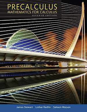 Precalculus: Mathematics for – Hardcover, by Stewart James Redlin – Very Good