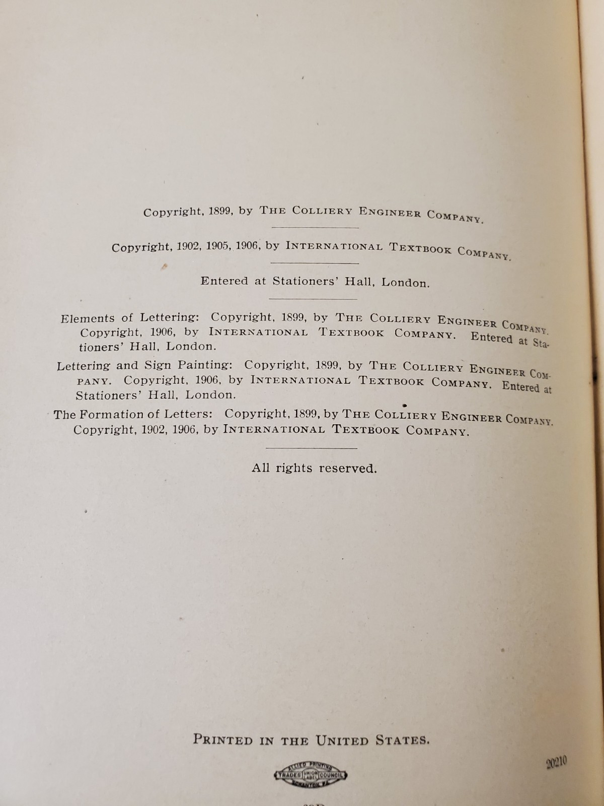 3 Antique Books, Land Of Long Ago, I.C S. Reference Library, Burned Bridges