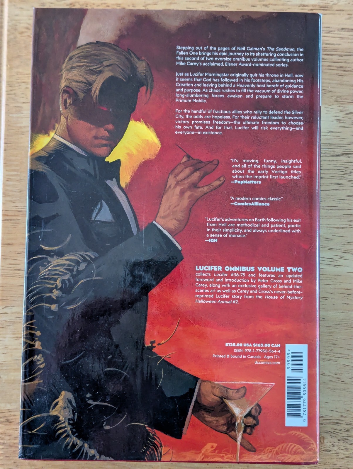 LUCIFER Omnibus: Volume 2 Oversize Hardcover Collection (1040 Pages #36-75)