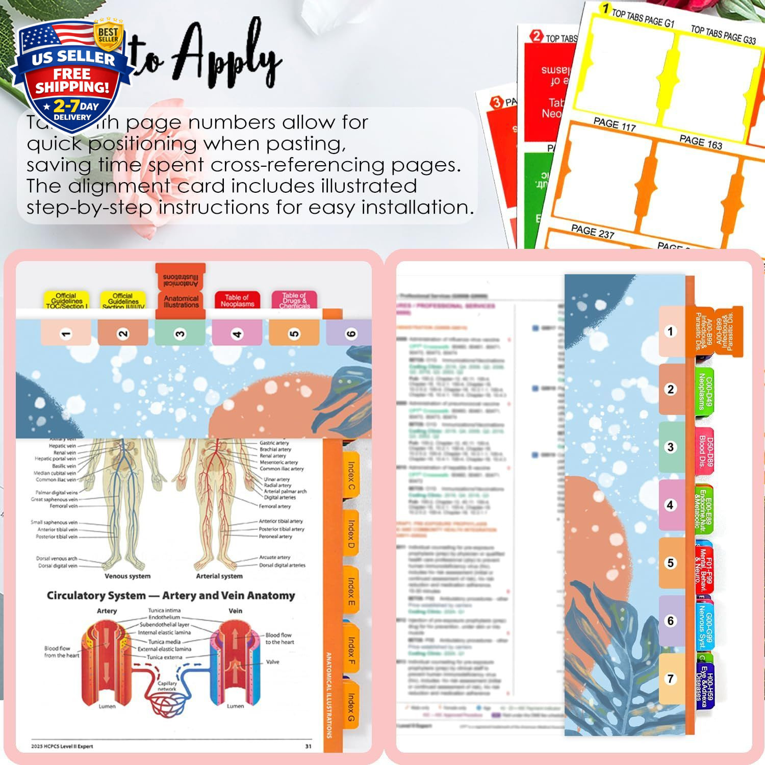 Upgraded Index Tabs for AAPC Version ICD-10-CM Expert 2026 the Complete Official