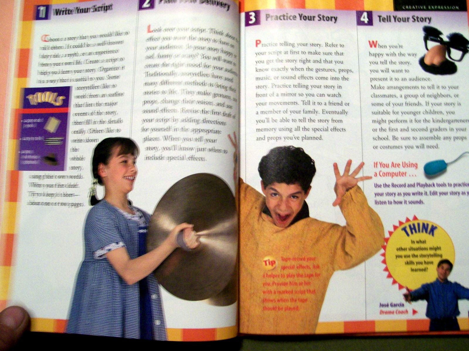 Scholastic Literacy Source Book 5th Grade 5.4 in the Spotlight (1996, Hardcover)