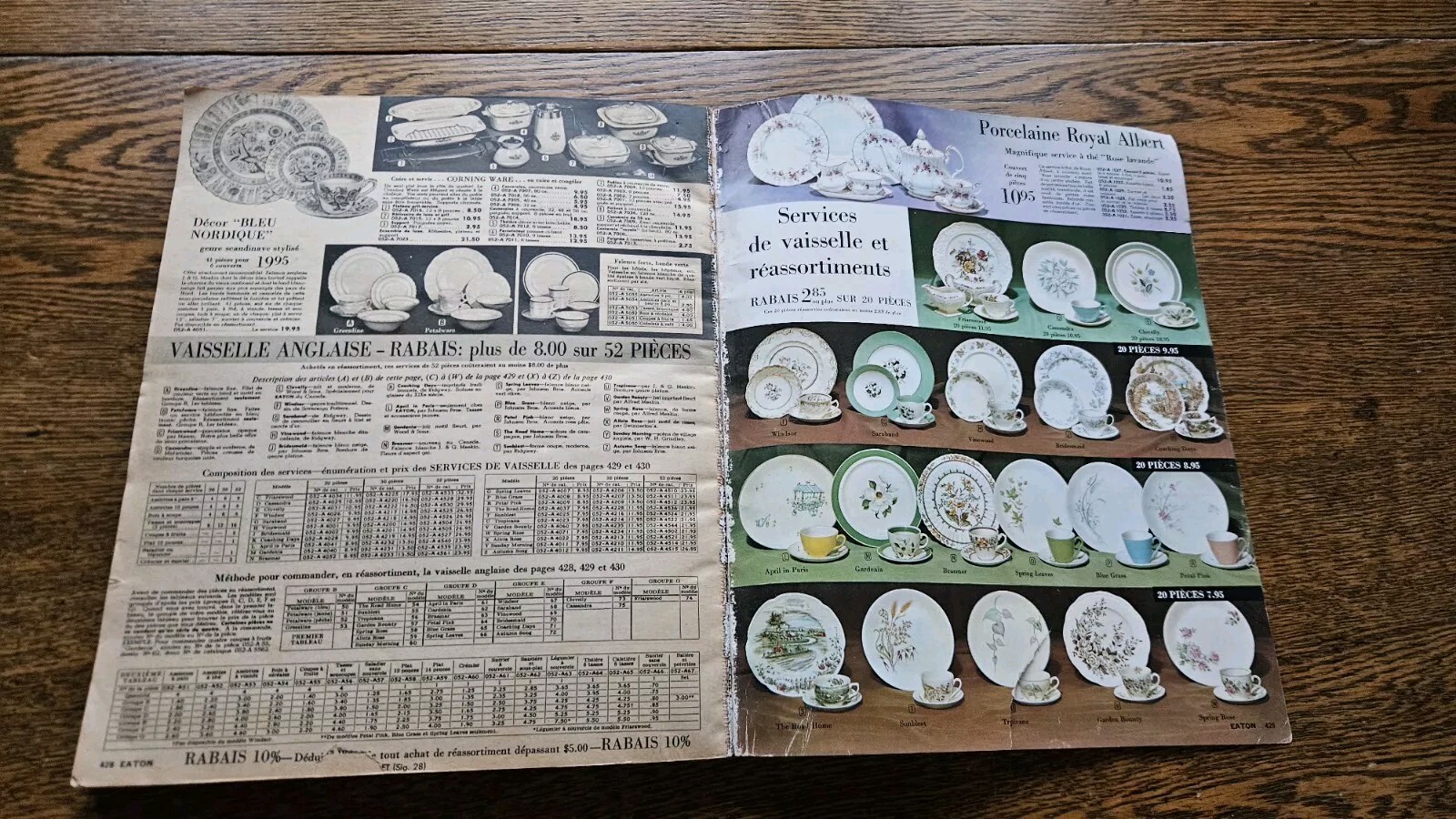 Vintage 1963 Eaton French Catalog 428 pages