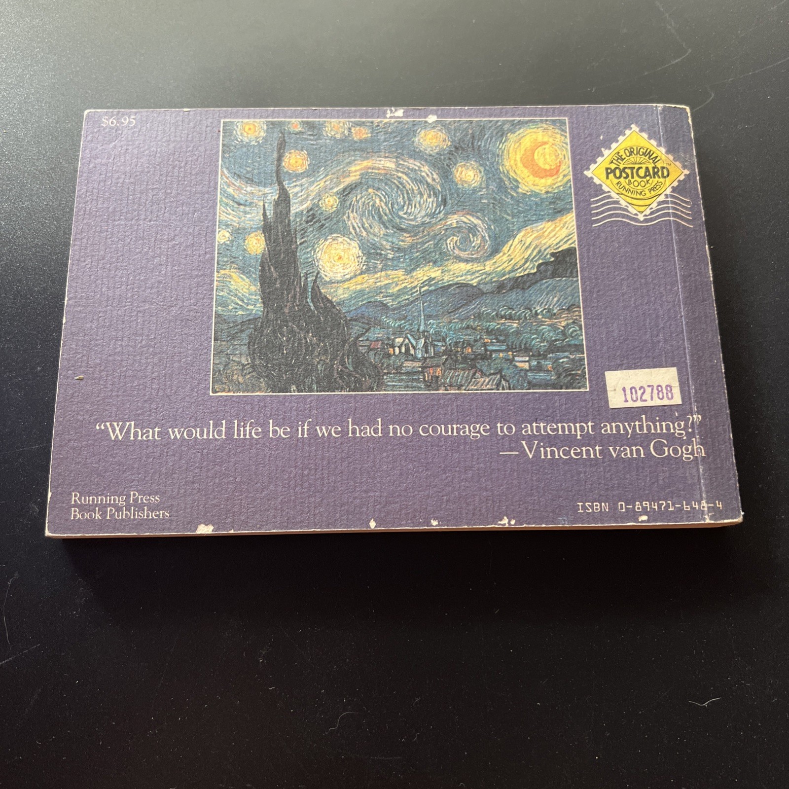 Van Gogh, A Postcard Book; 1988; Running Press; ISBN: 0-89471-648-4