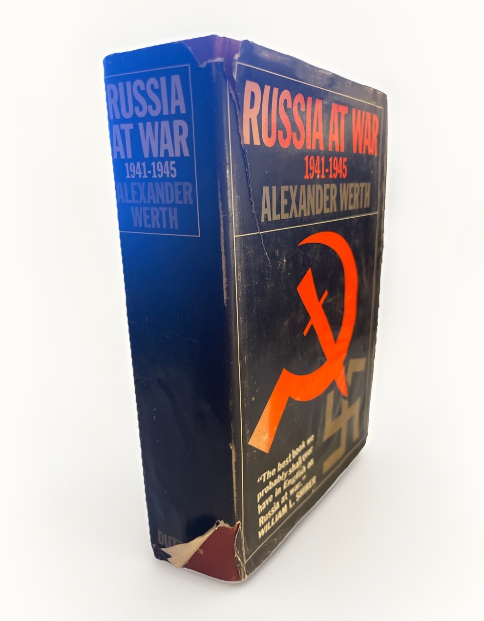 Russia at War 1941-1945 Alexander Werth HC DJ 1964 WWII Eastern Front History