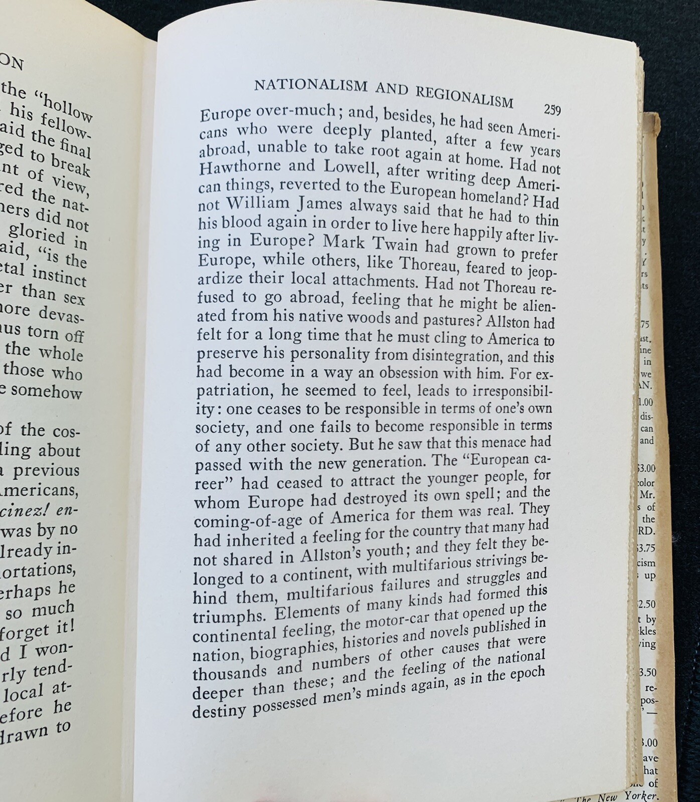 Opinions of Oliver Allston by Van Wyck Brooks First edition 1941