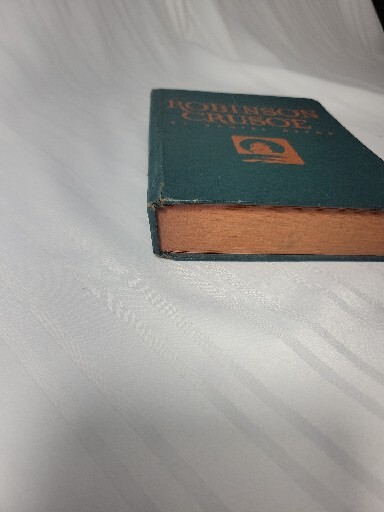 ⚜️Robinson Crusoe By Daniel Defoe Whitman Hardback PRODUCTION ERROR~ SEE PHOTOS