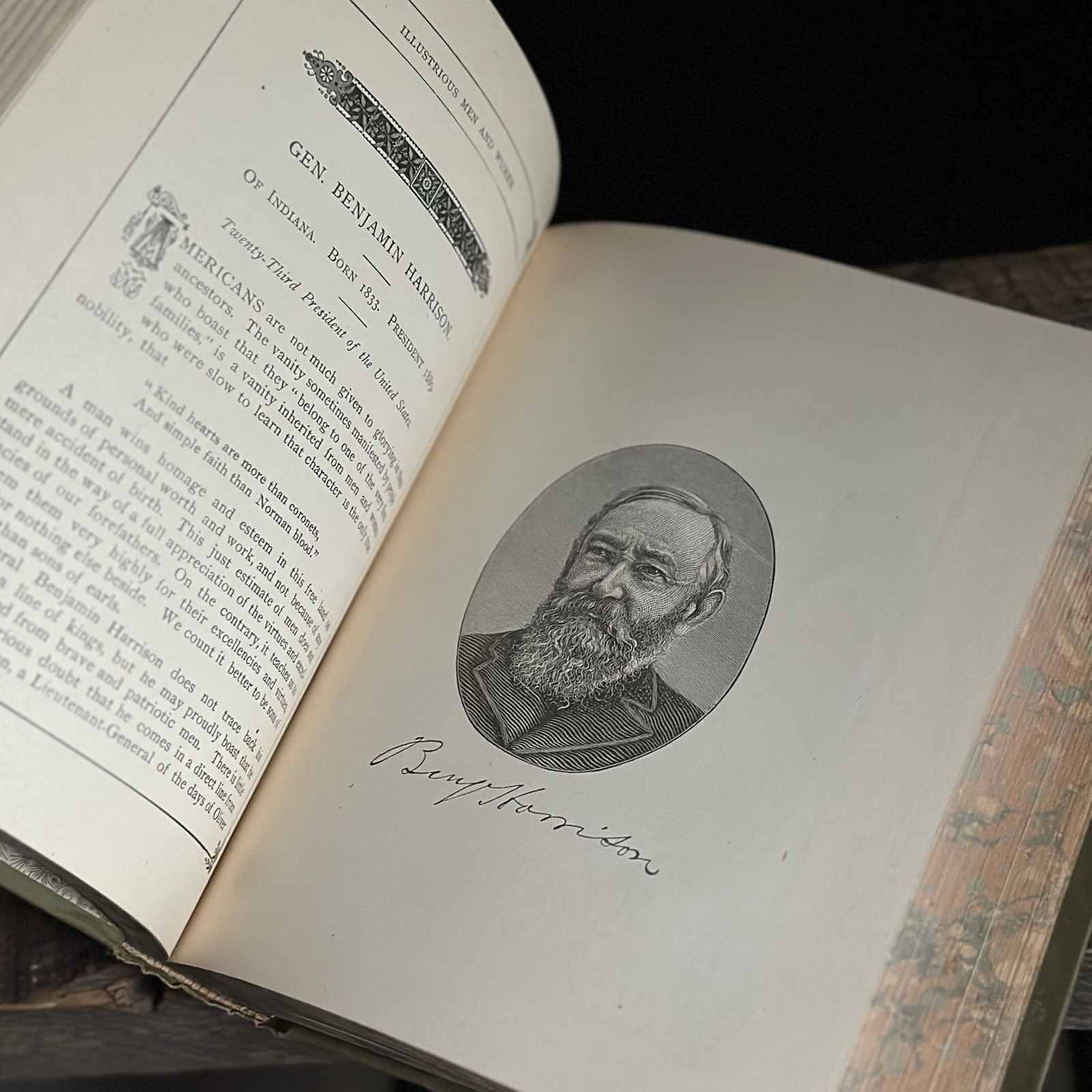 Pleasant Hours with Illustrious Men & Women 1889 Book, Thomas W. Handford