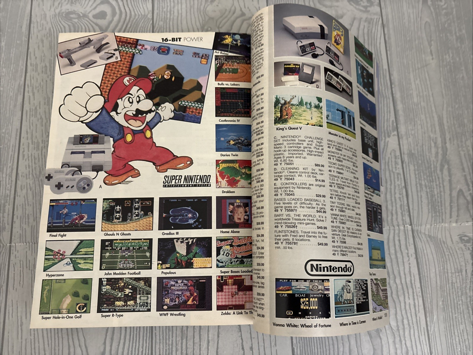 Vintage 1993 Sears Fall Winter Catalog ~ Gameboy NES 90s Nostalgia 1,642 Pages