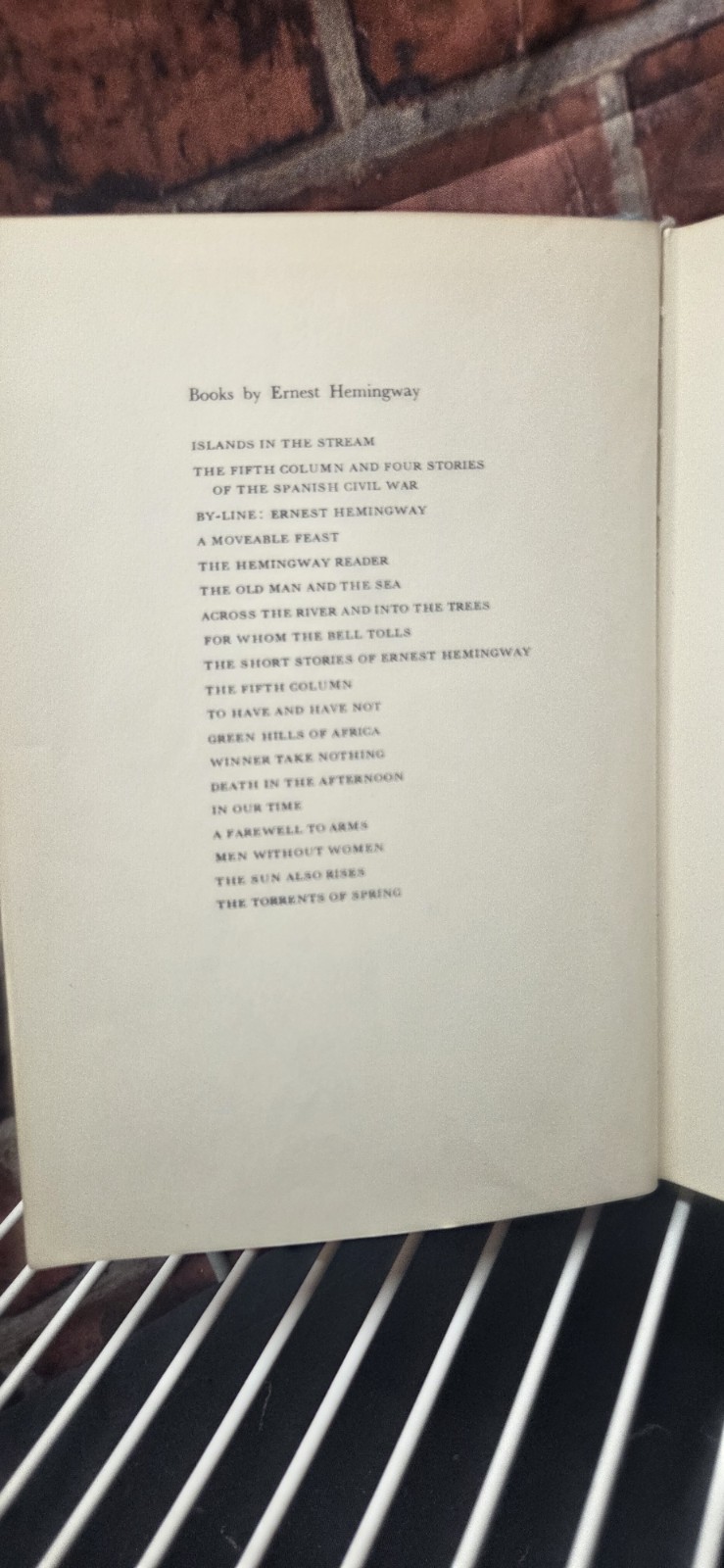 Ernest Hemingway To Have and Have Not, Hardcover Scribners, Archbishop Curley HS