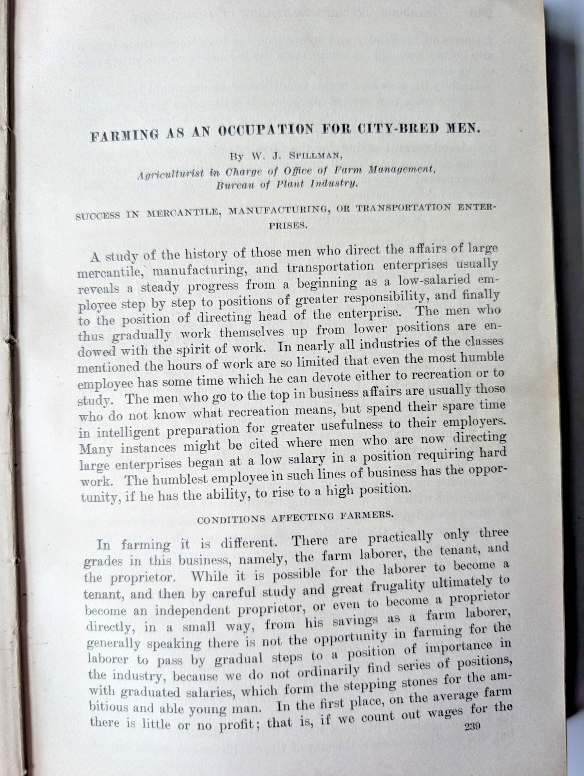 Yearbook of the U.S. Department of Agriculture, 1909 Illustrated Antique HC Book