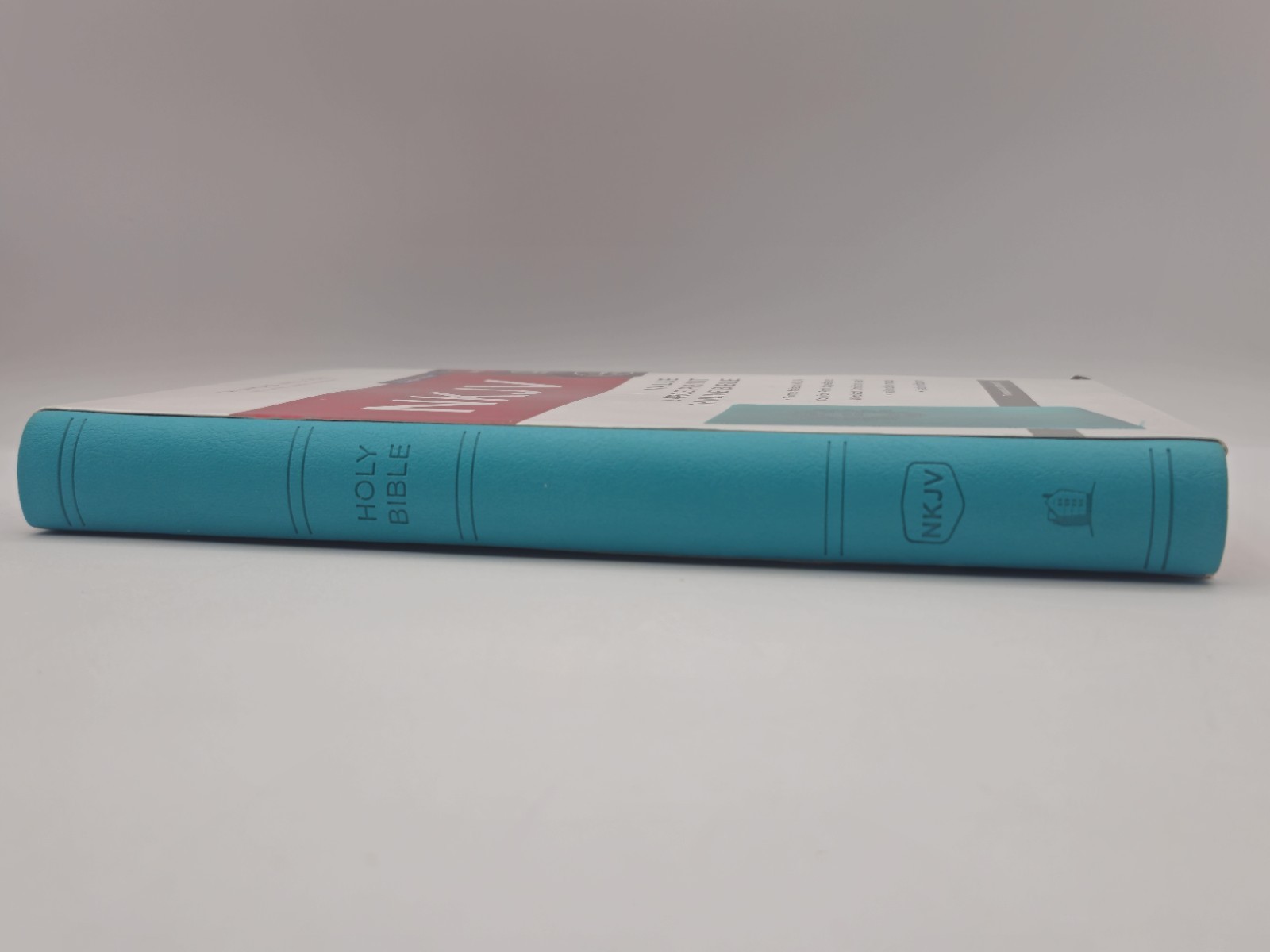 NKJV Large Print Thinline Bible Turquoise Leathersoft Thomas Nelson NEW