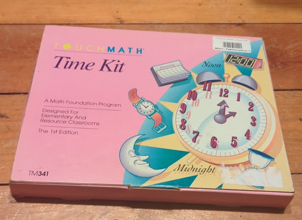 TouchMath Time Kit The 1st Edition (TM341) (Missing pages 1-6)