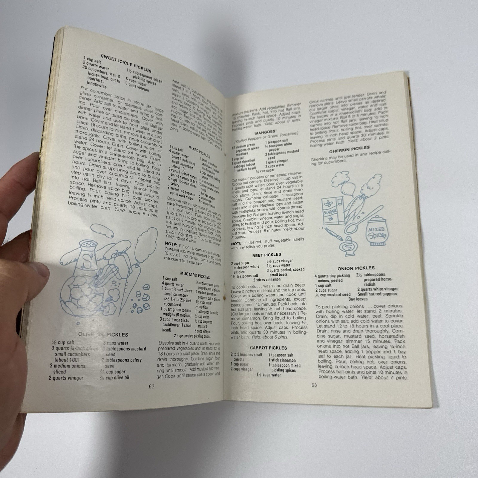 1972 Ball Blue Book Vintage Canning Recipe Guide Booklet