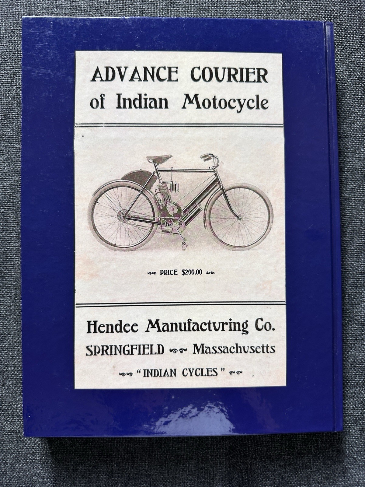 Early Indian Motorcycle History Hardcover Book By George Yarocki RARE & Signed!
