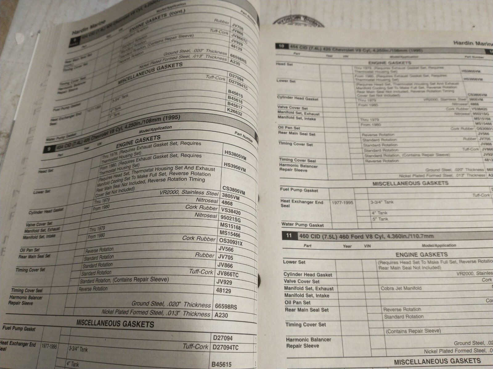 2005 VICTOR REINZE MARING GASKET CATALOG 315 PAGES
