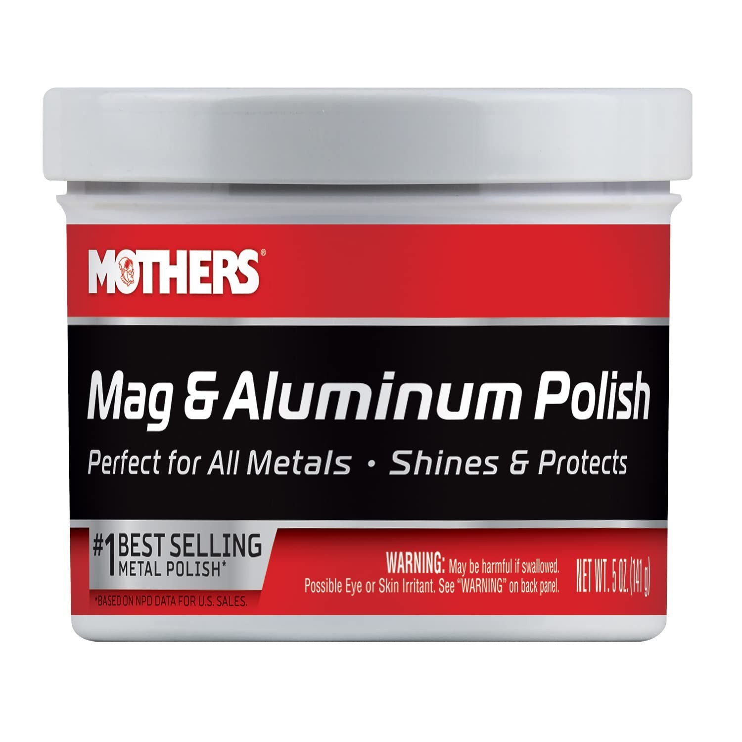 Mag & Aluminum Polish, 5 oz. — Brilliant Shine, Easy to Use, For All Uncoated…