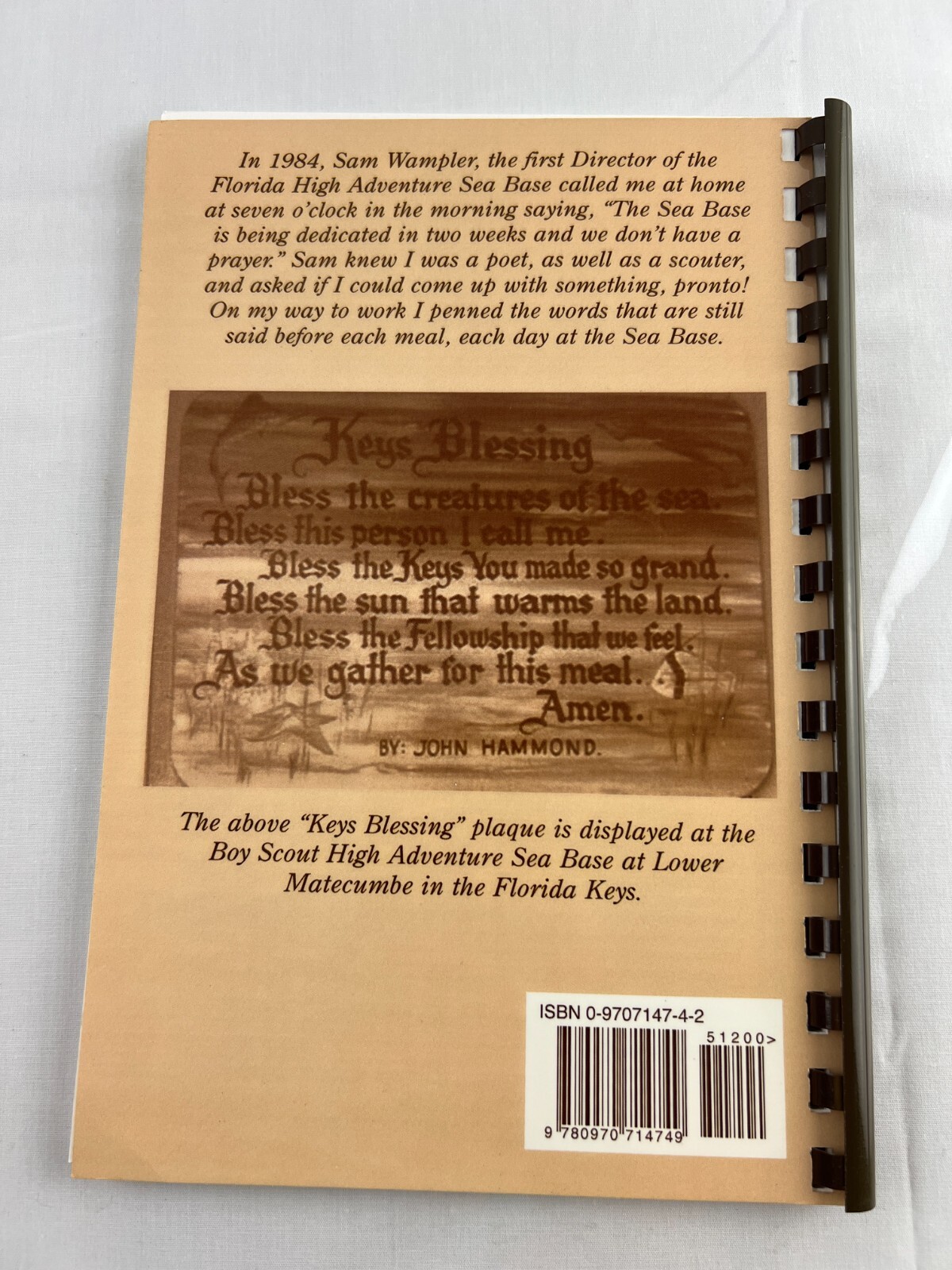The Gourmet Poet Cookbook by John C. Hammond, Recipes, Stories, Poetry – Signed