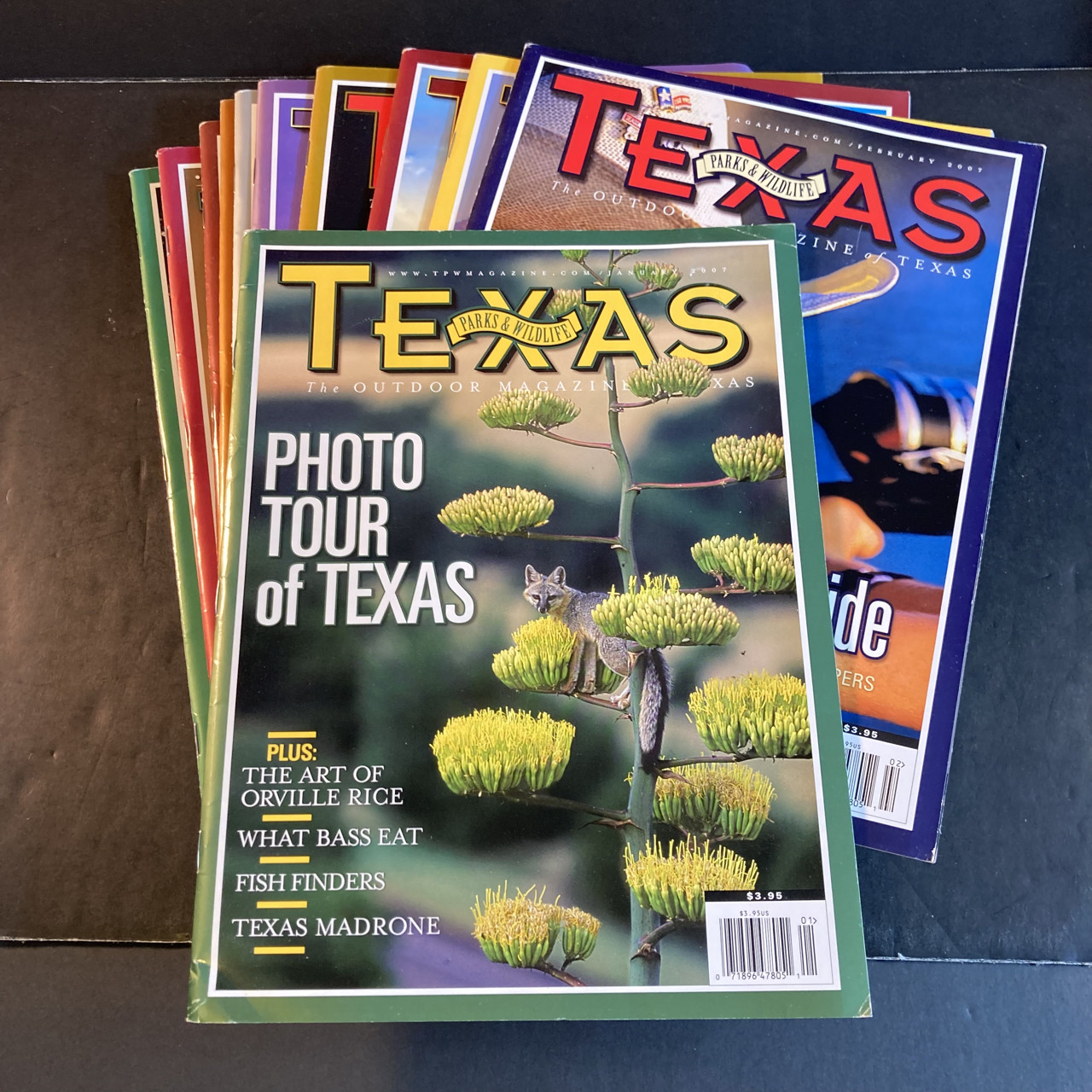 TEXAS Parks and Wildlife magazine. multi-year lots 1960-2018 u-choose