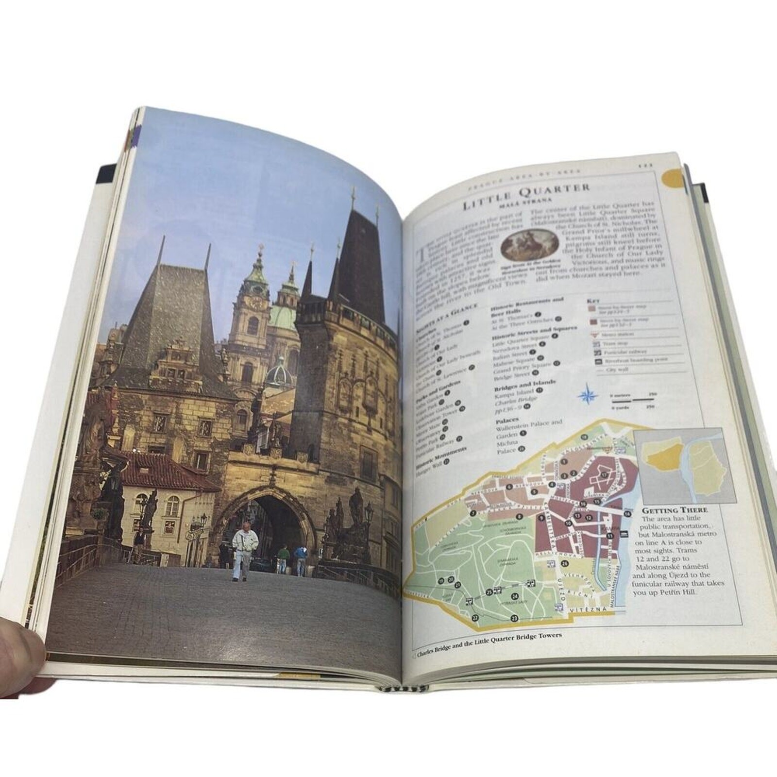 Prague: DK Eyewitness Travel Guides 1st American Ed. 1994 Maps Photos 264 Pages
