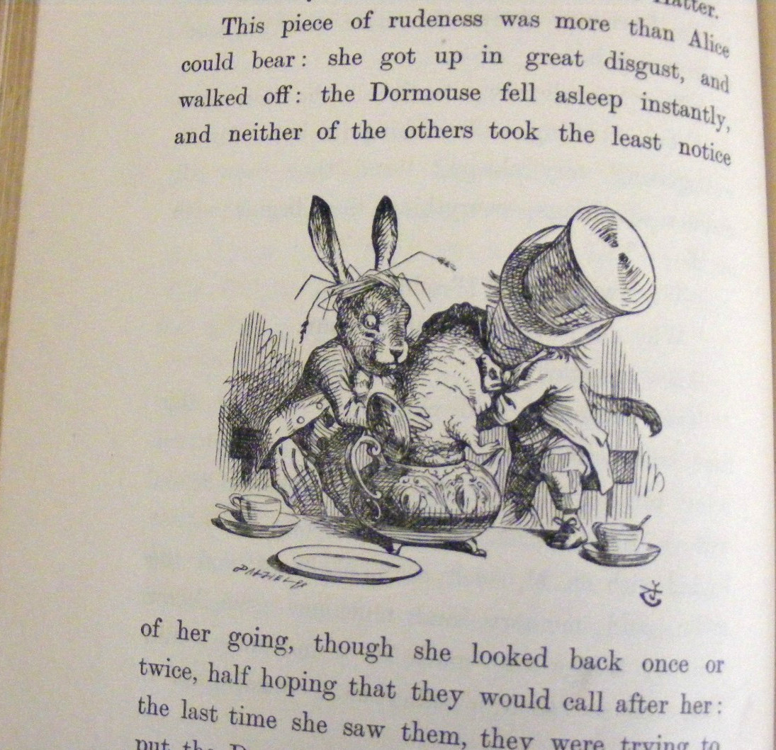 Alice’s Adventures in Wonderland Through Looking Glass by Lewis Carroll HC 1930