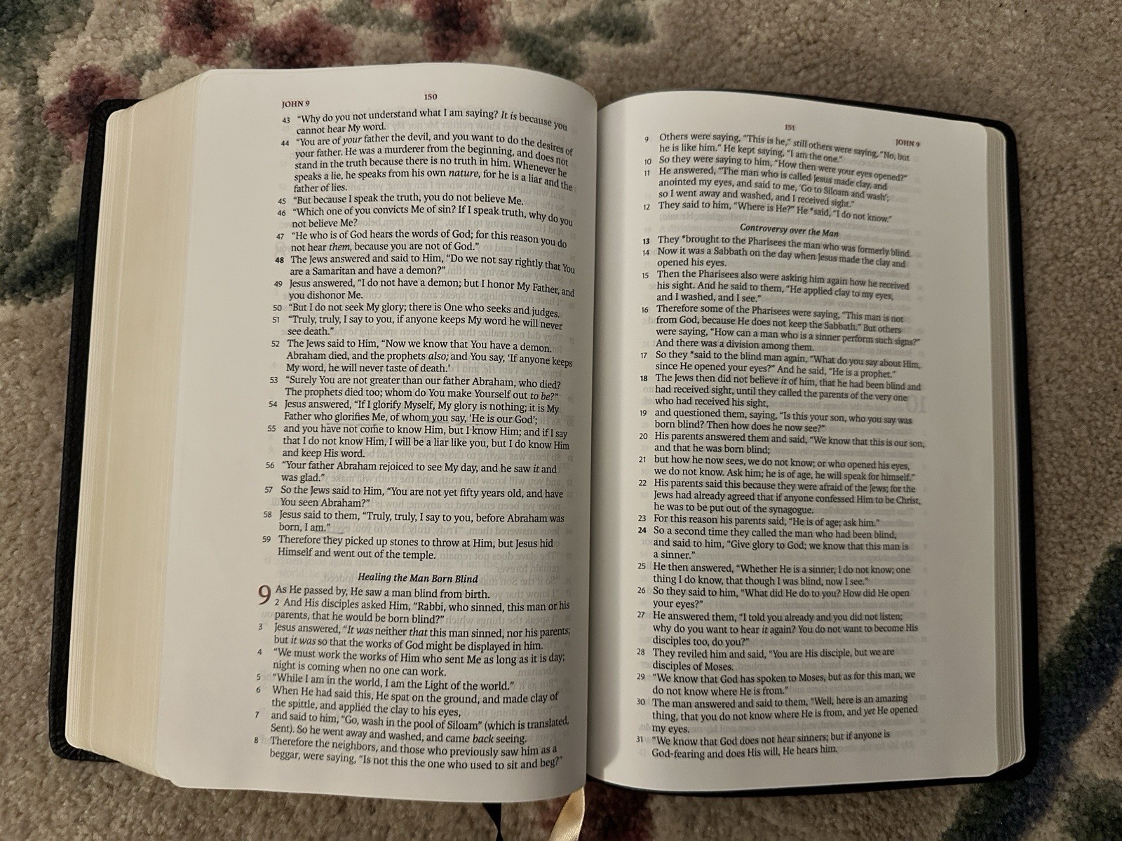 Steadfast Bibles NASB’95 Handy Size Black Cowhide