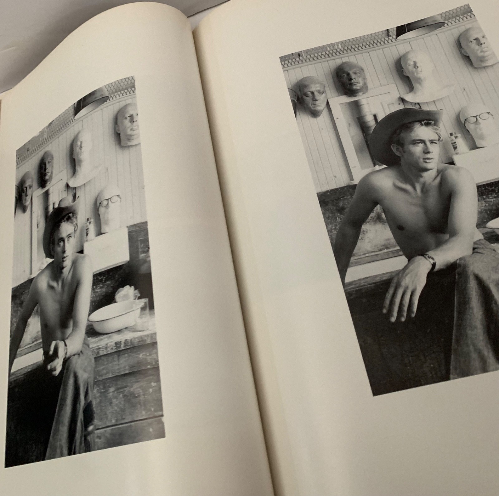 JAMES DEAN SANFORD ROTH 1983 LARGE ILLUSTRATED PHOTOGRAPHIC BOOK HOLLYWOOD FILM