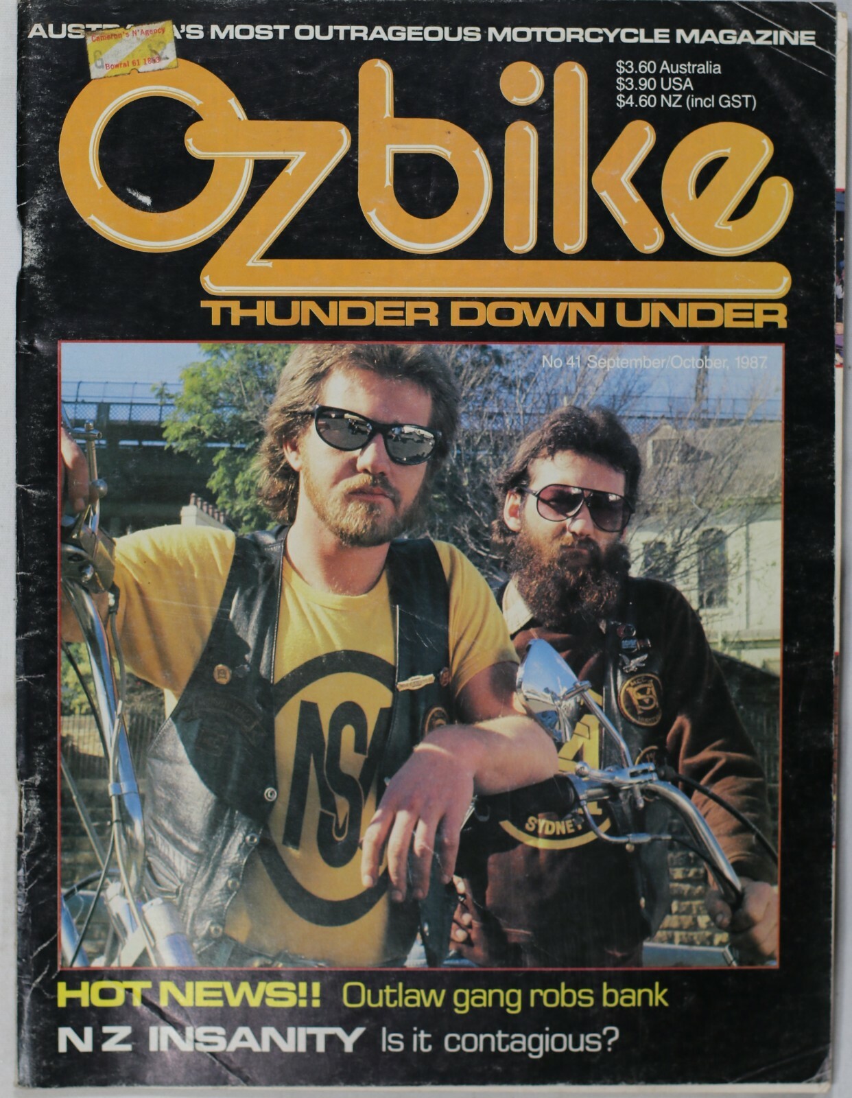 Oz Bike – #41 Sept/Oct 1987 – Harley Davidson Motorcycles (B5)