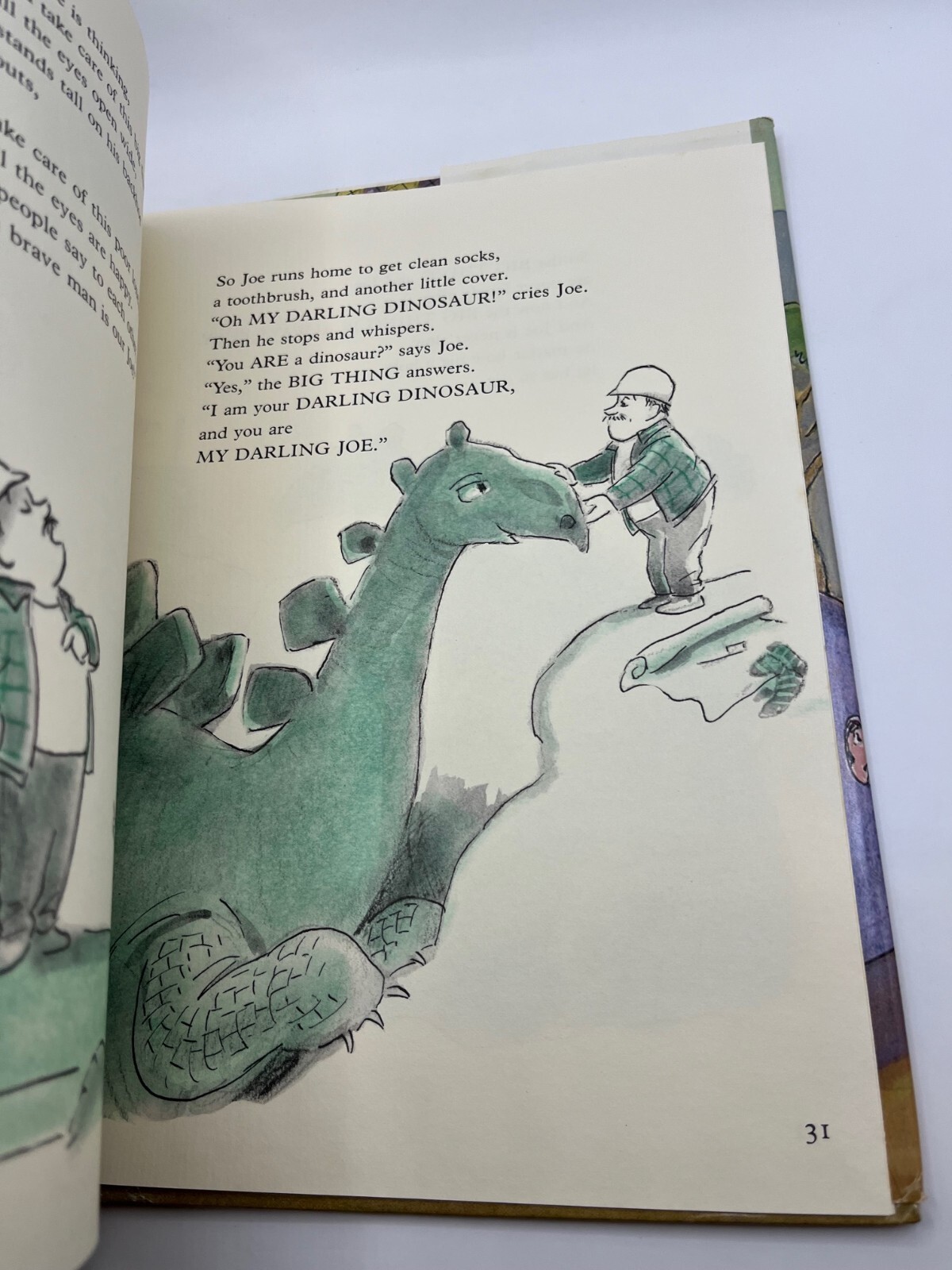 DINOSAUR MY DARLING by Edith Thacher Hurd, Illustrated by Don Freeman, 1st, HCDJ
