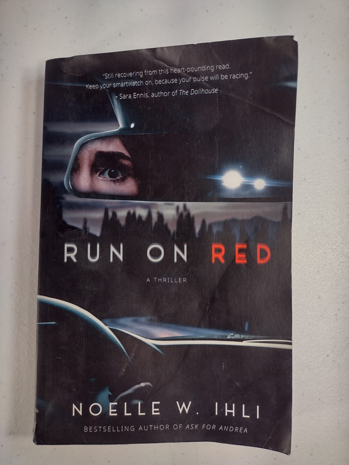 Run on Red by Noelle West Ihli, Book Novel Thriller Mystery Mysterious