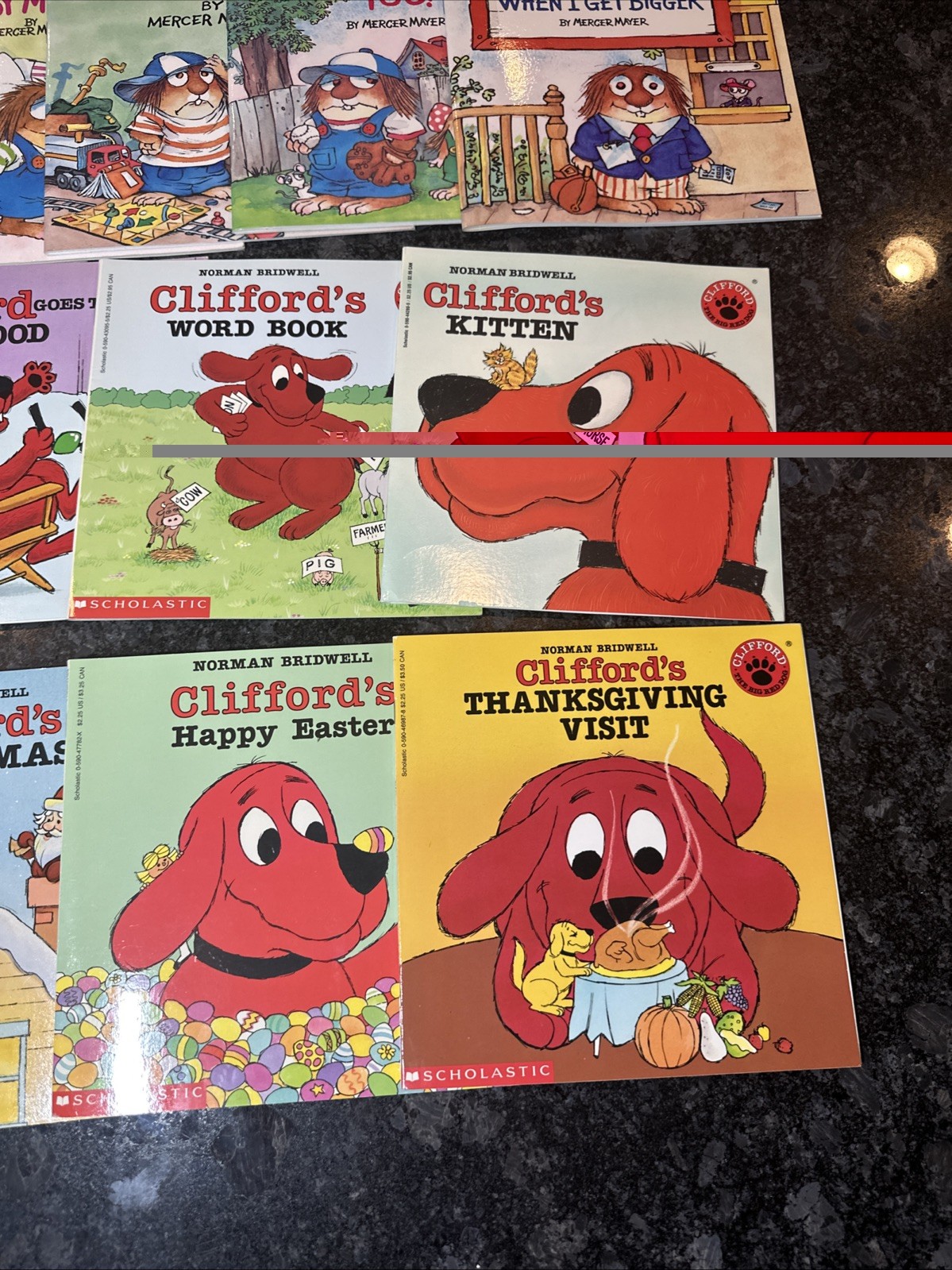 Lot of 11 Little Critter Mercer Mayer & 8 Clifford Red Dog Books Children Kids