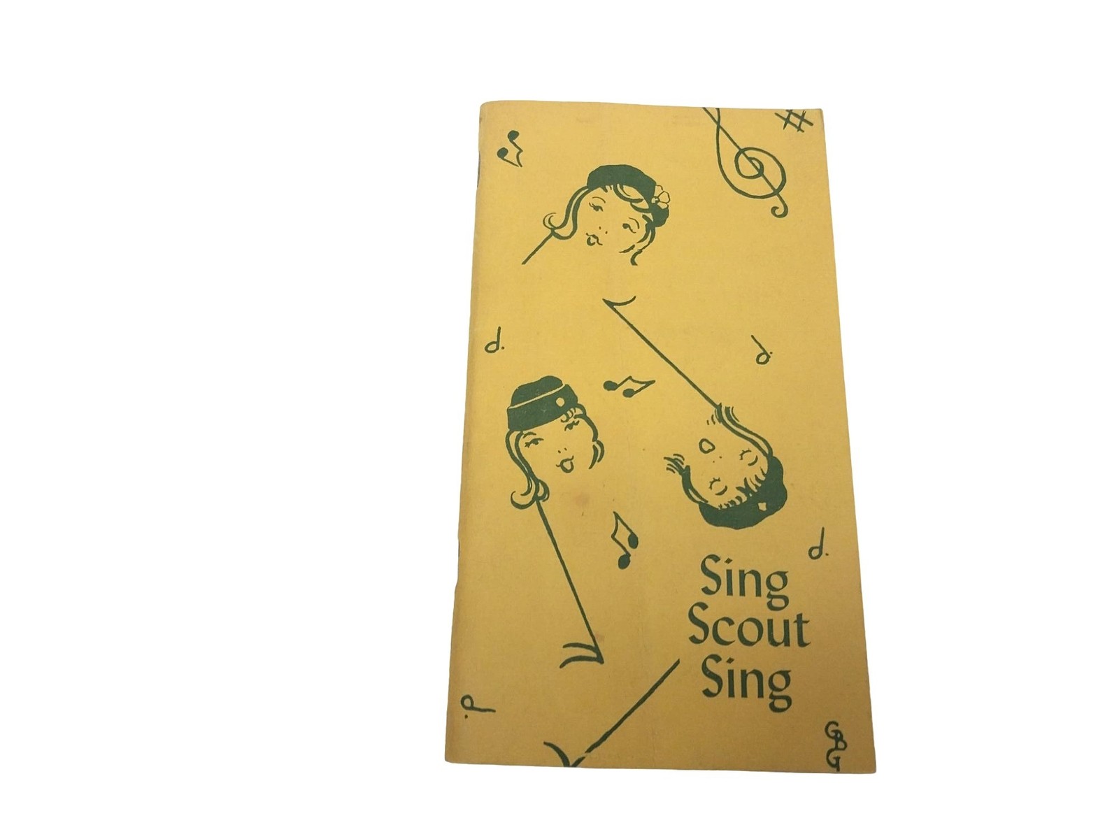 Vintage “Sing Scout Sing” Songbook 1963 64 Pages Illustrated Cover Sheet Music
