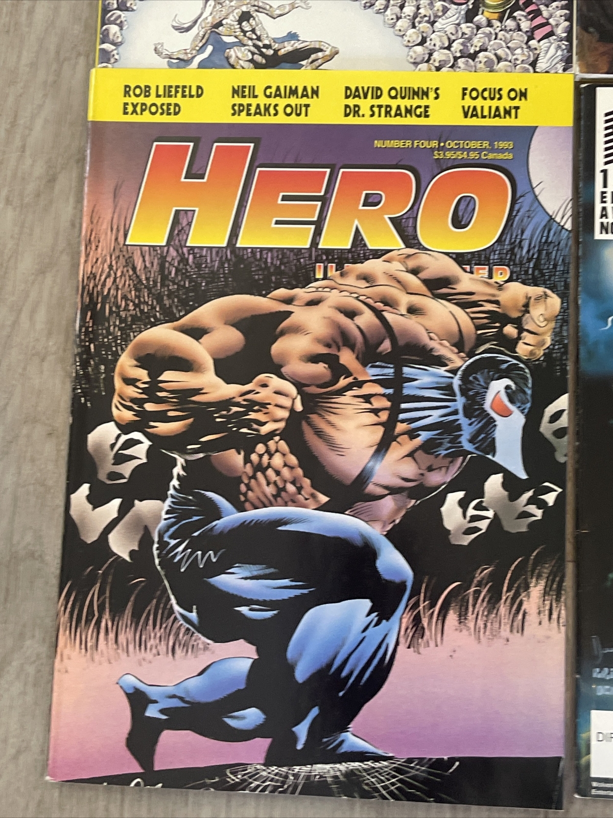 Vintage Lot Hero Illustrated Magazines Number 1 1993 1995 Rare HTF