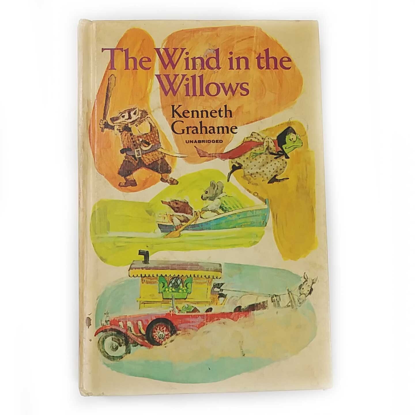 1968 The Wind in the Willows by Kenneth Grahame HC 254 Pages 1st Western Pub Pr