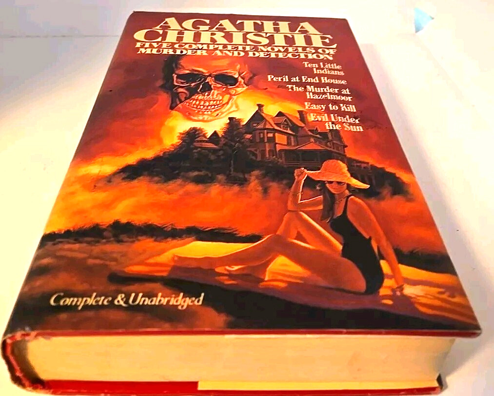 Agatha Christie Five Complete Novels HC 1986 Hercule Poirot