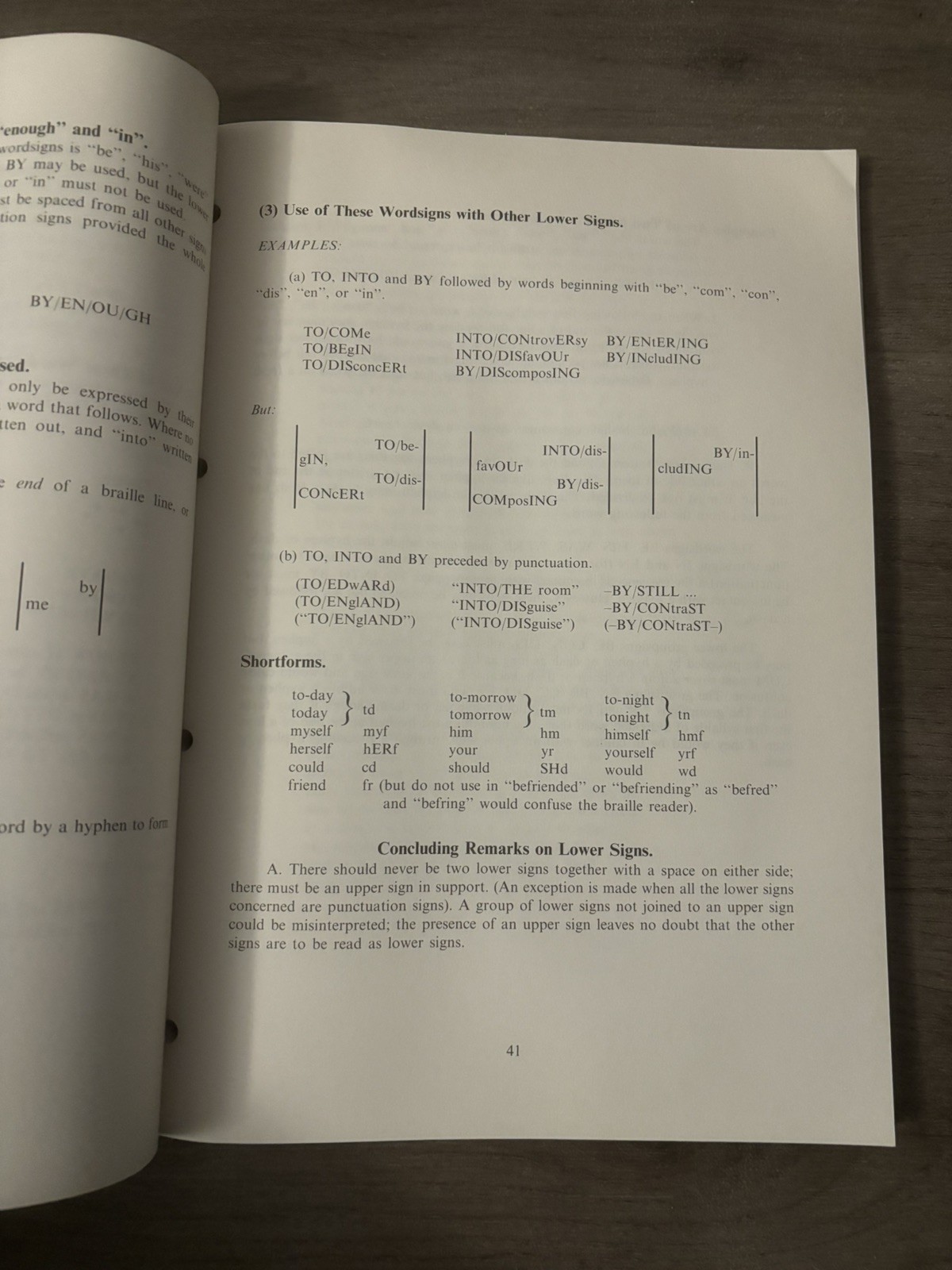 BRAILLE PRIMER WITH EXERCISES EDITION 1992 RARE RNBIB