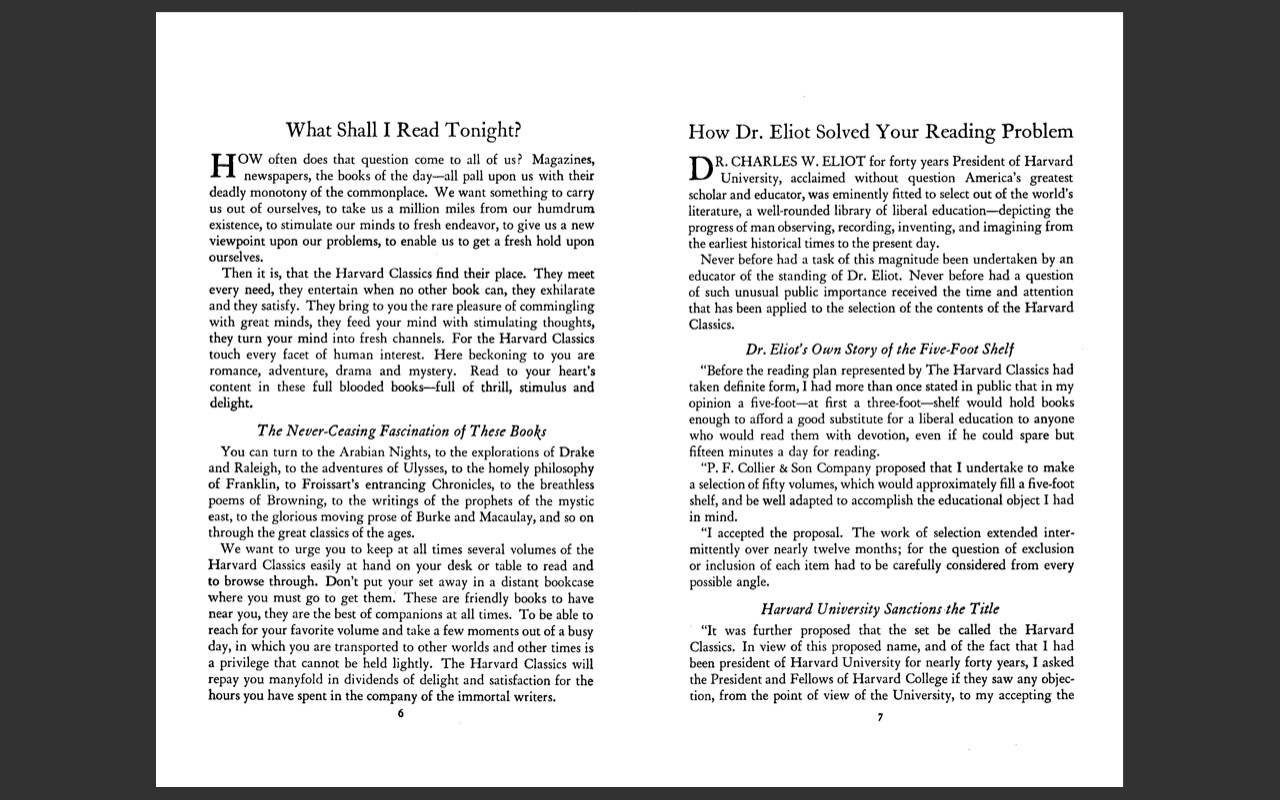 The Harvard Classics, All 51 Volumes, E-Book (PDF + EPUB) Vintage Novels on DVD