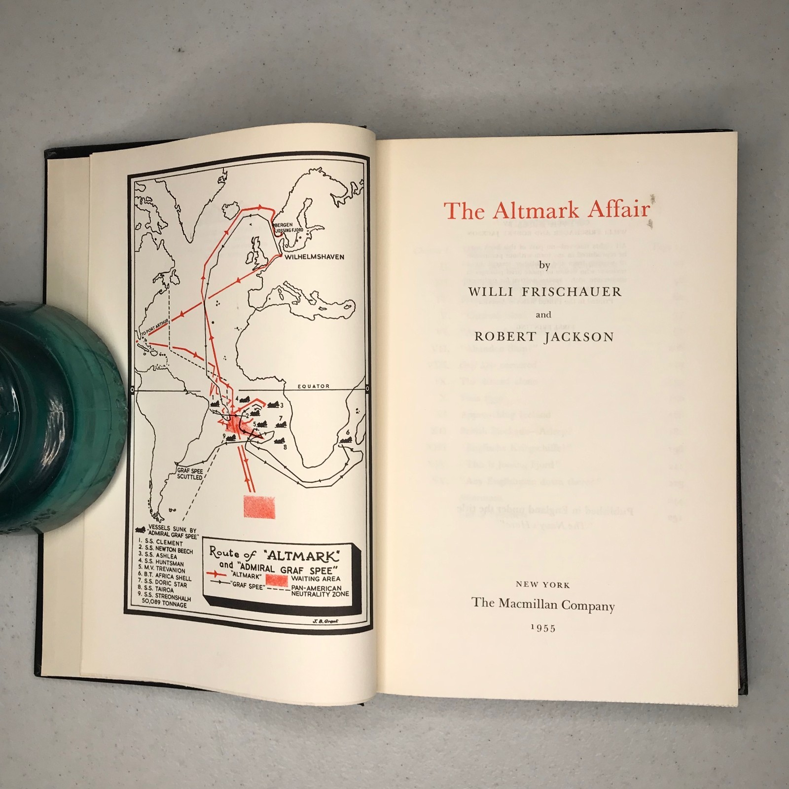 THE ALTMARK AFFAIR The Macmillan Company • 1955 • First American Edition