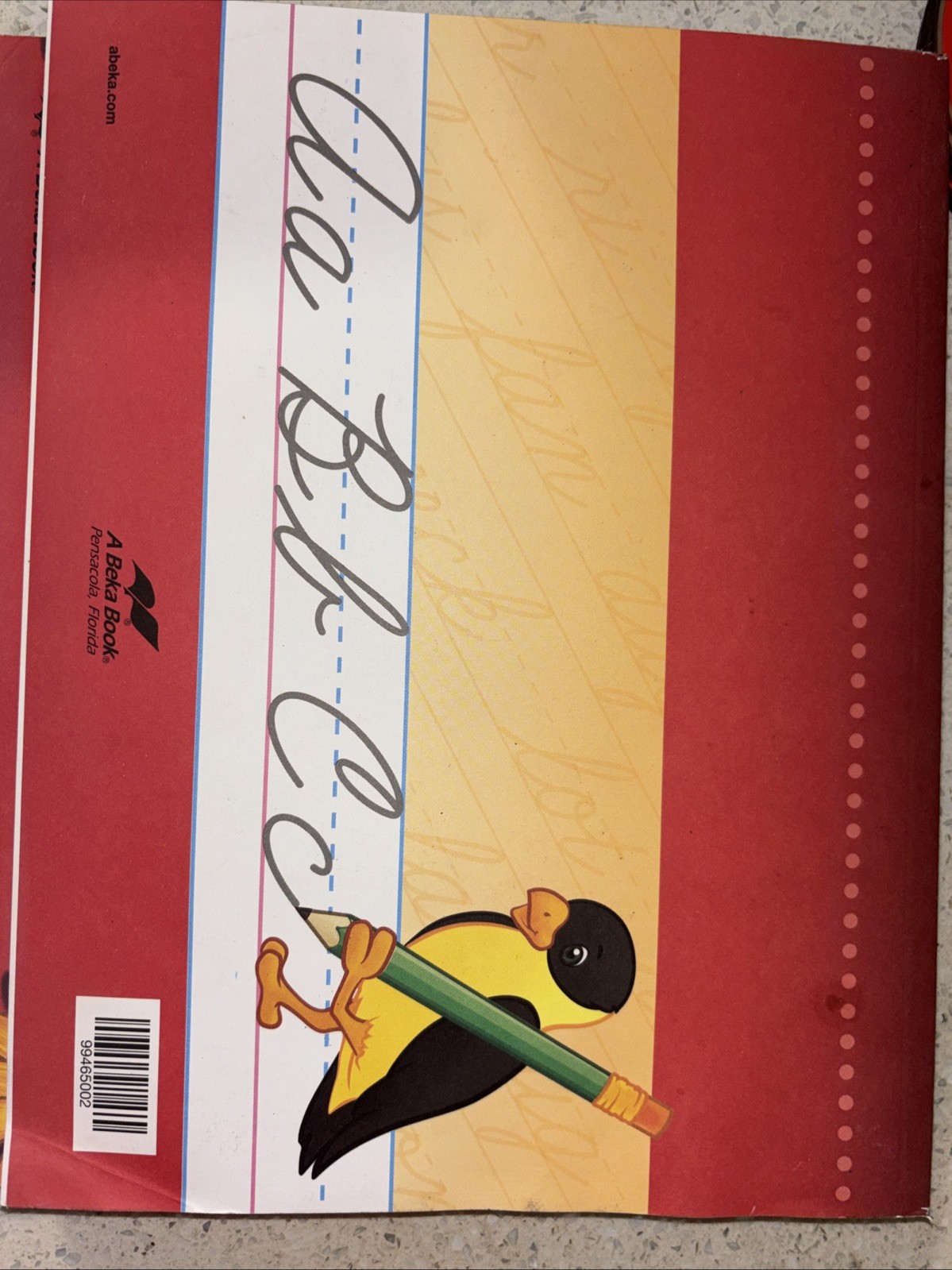A Beka Book Writing with Phonics K5 Manuscript Fifth Edition Workbook Penmanship