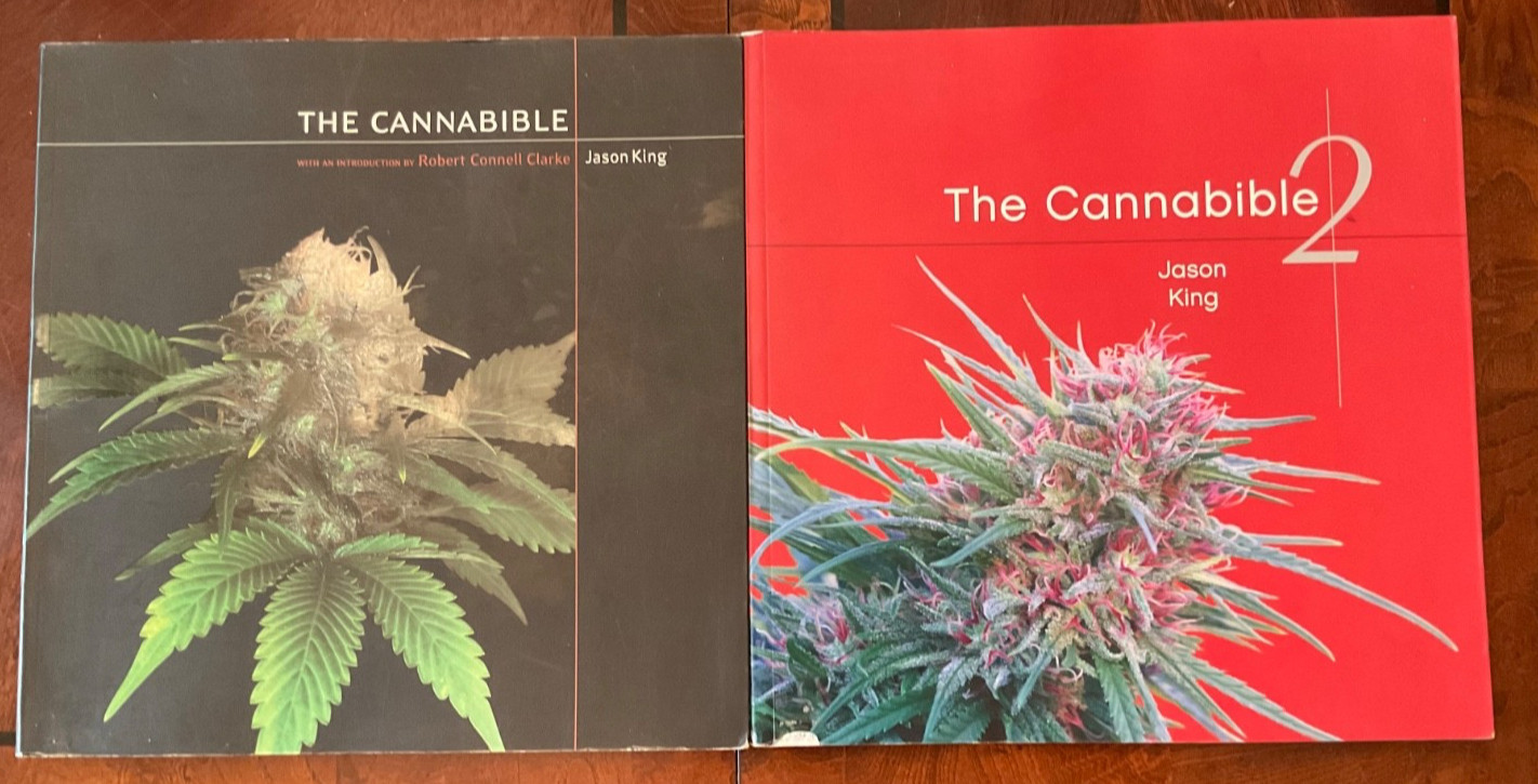 The Cannabible Jason King Illustrated Cannabis Book Ten Speed Press Guides 1 & 2