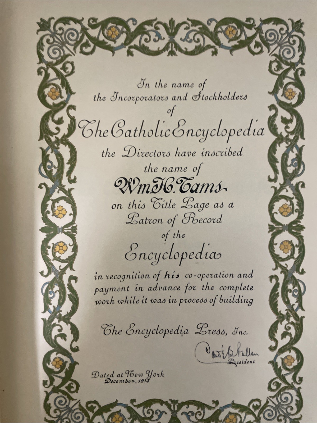 Complete 15 Volume Set – Vintage The Catholic Encyclopedia: Vol I-XV & Index