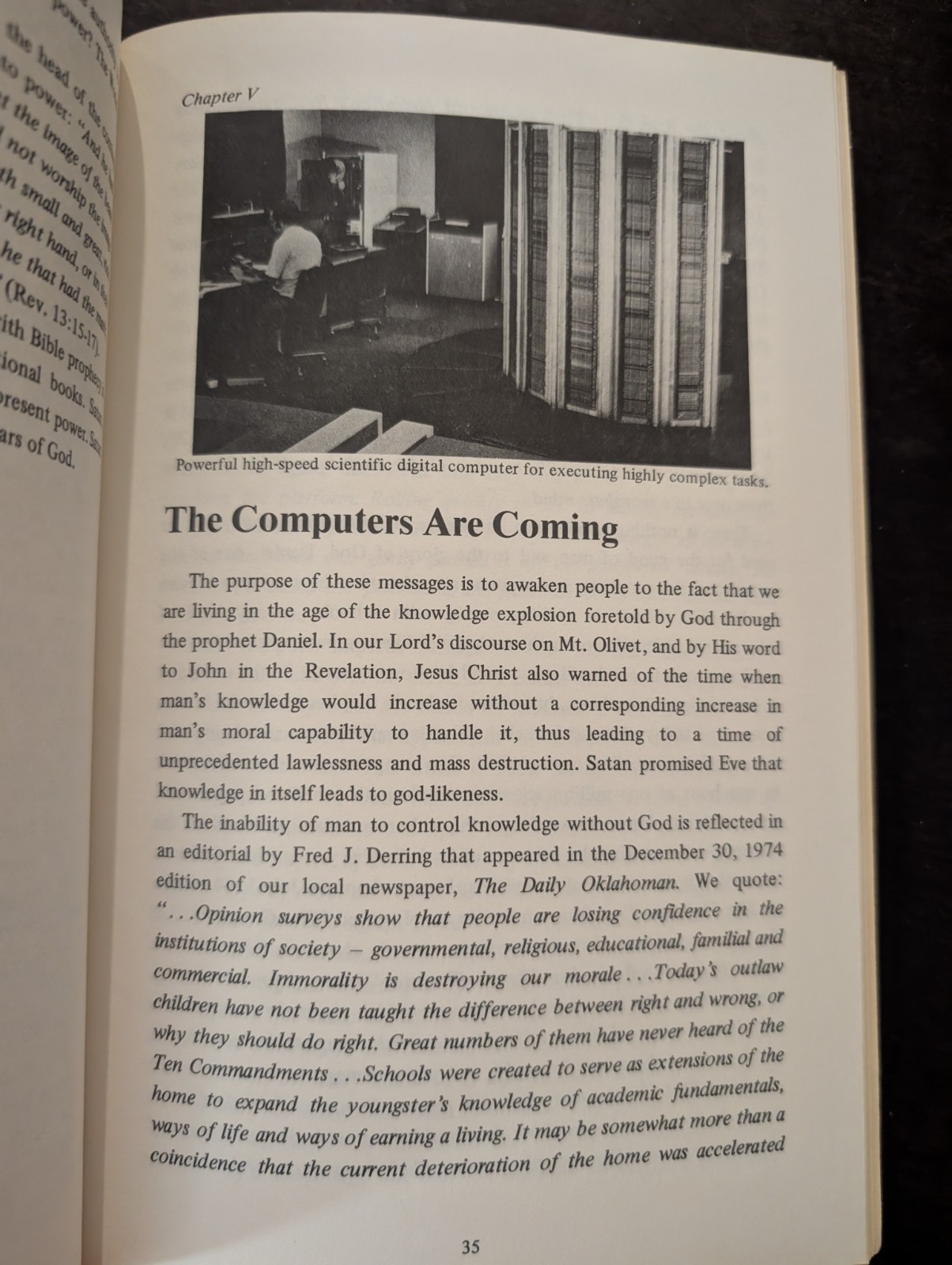 THE COMPUTERS ARE COMING Rare Second Printing