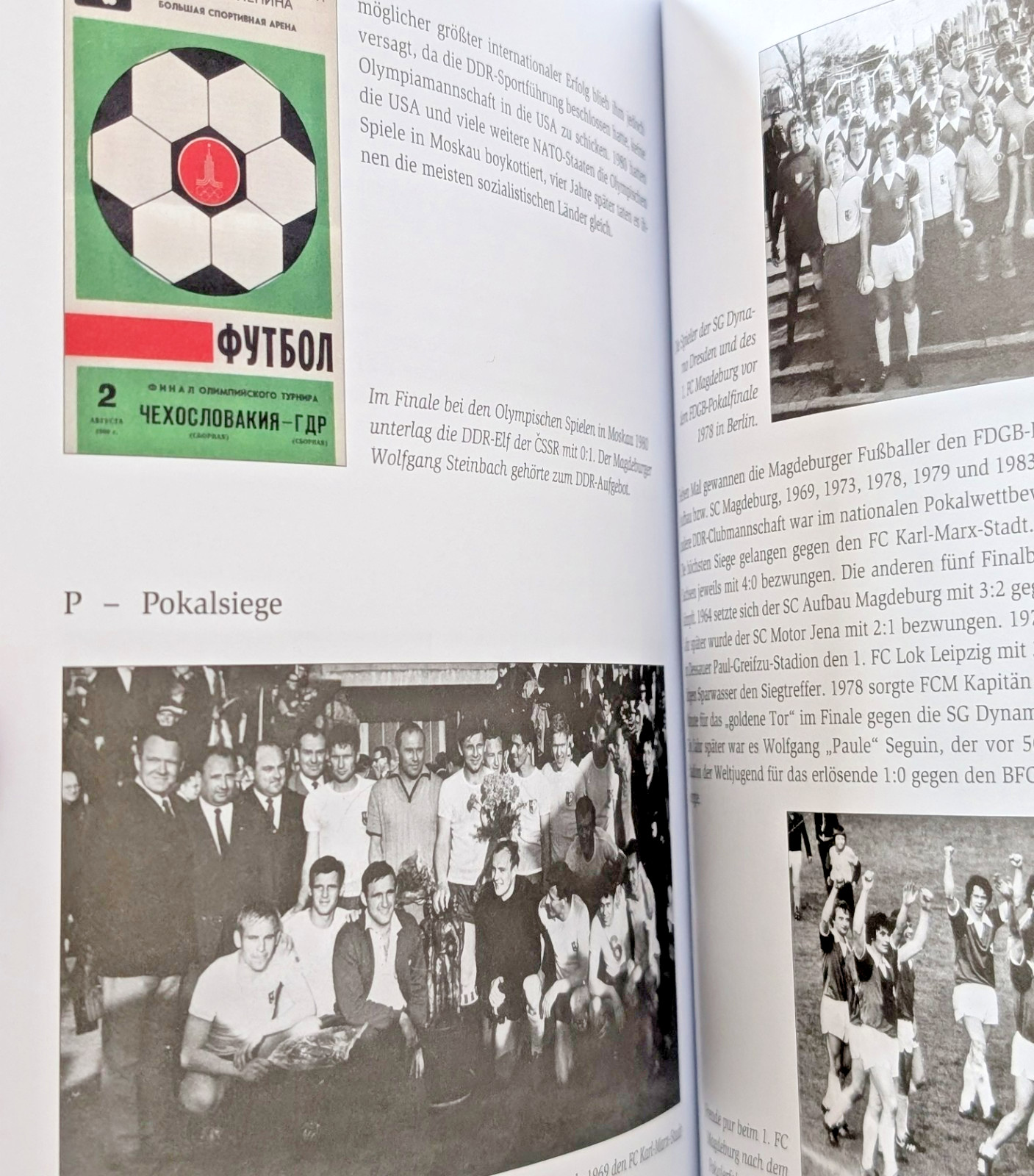 RAR Buch 1.FC Magdeburg Blau-Weißes Lexikon 2005 40 Jahre FCM DDR Fußball EC 74