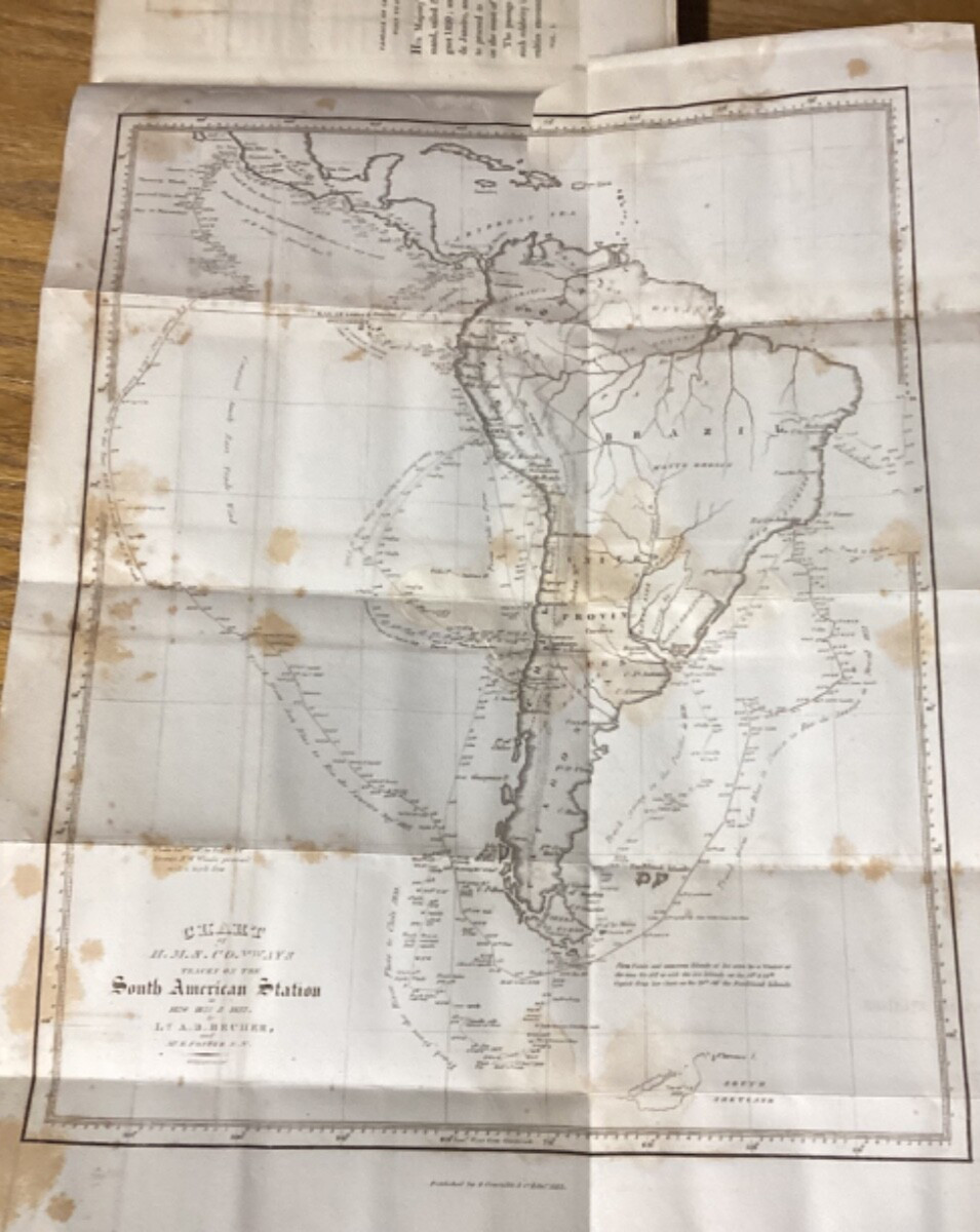 1825 2 Vols. Extracts From A Journal On The Coasts Of Chili Peru & Mexico – Hall