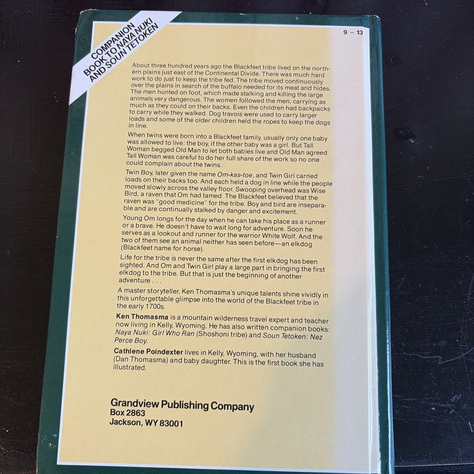 Om-Kas-Toe of the Blackfeet by Kenneth Thomasma Paperback Book Signed by Author