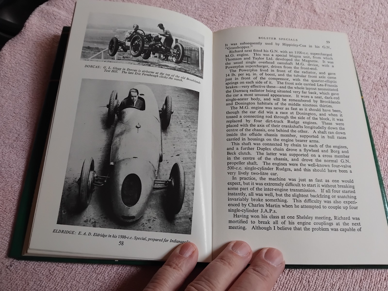 Specials by John Bolster Hardcover 1971 Revised Edition FREE POST 30s Racing Car