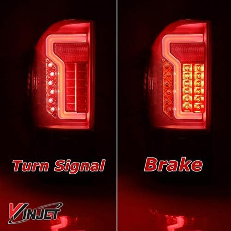 LED Taillights for 2016-2023 Toyota Tacoma Rear Tail Lights Assembly for [2016 2