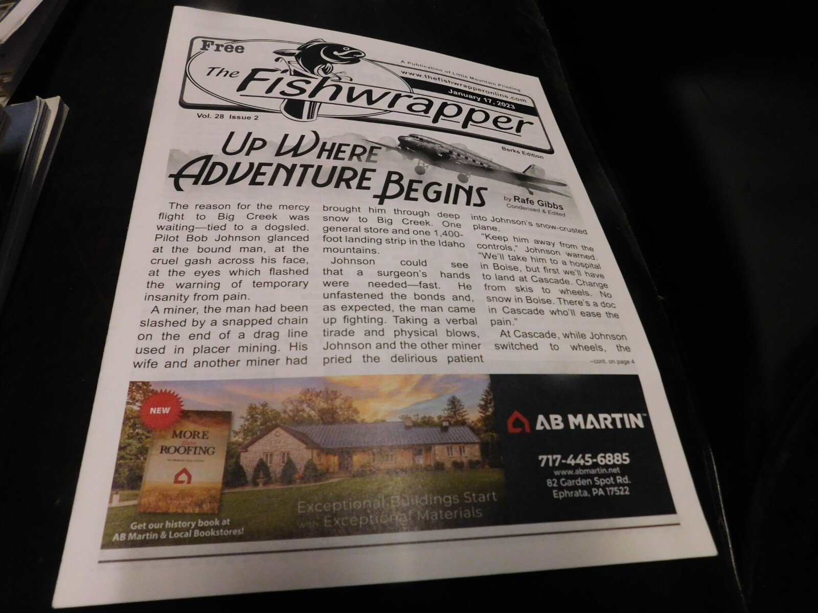 The Fishwrapper Magazine Berks Pennsylvania Edition January 17 2023