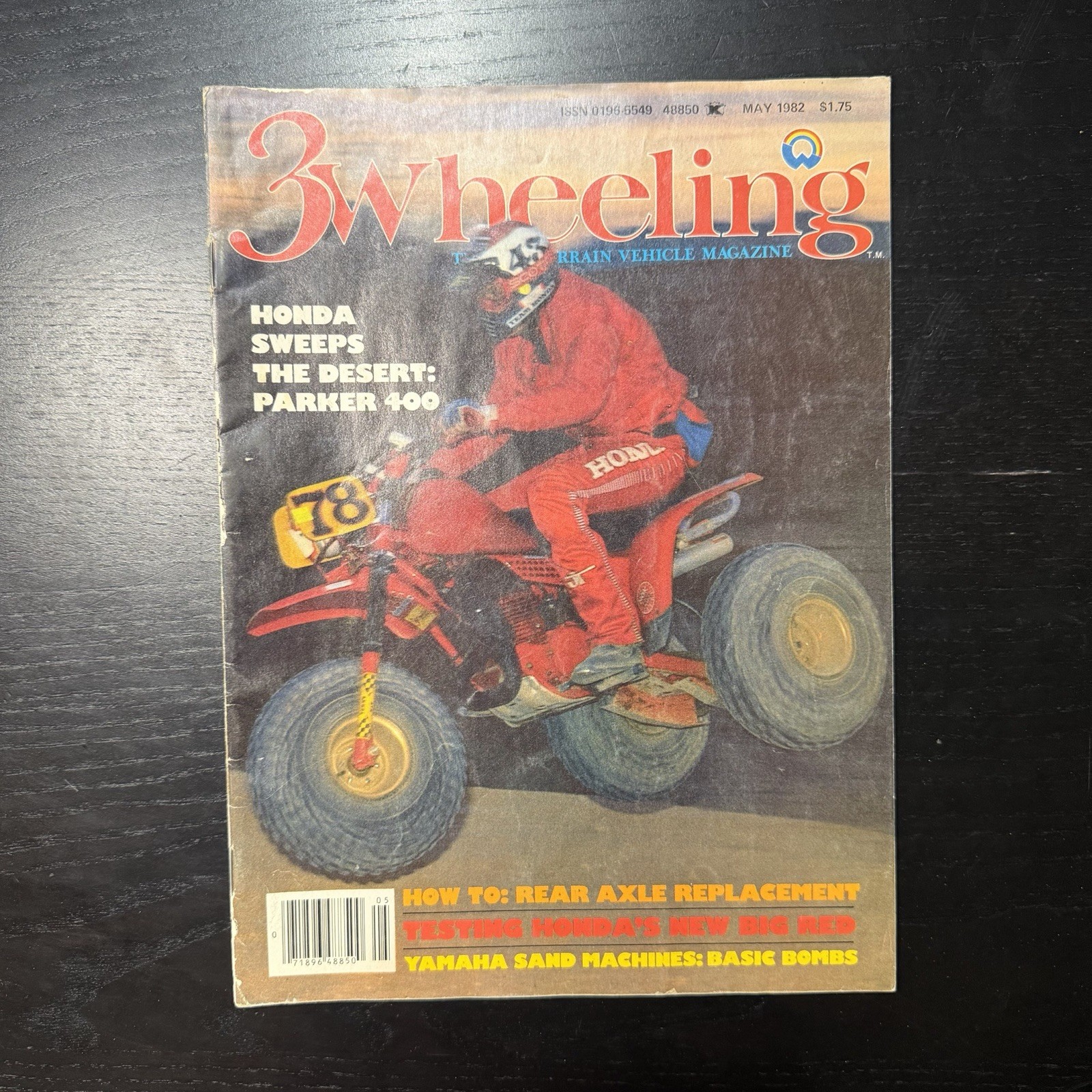 3 Wheeling Magazine May 1982 Honda Parker 400 Big Red Yamaha Sand Machines