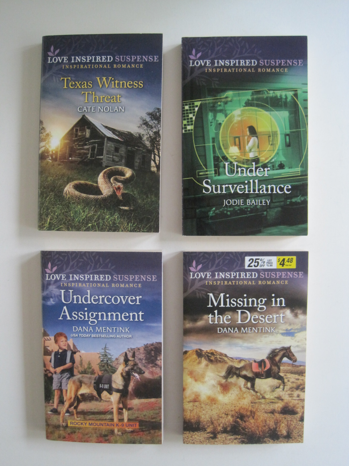 Lot of 77 unread Love Inspired Suspense Inspirational Romance paper back books