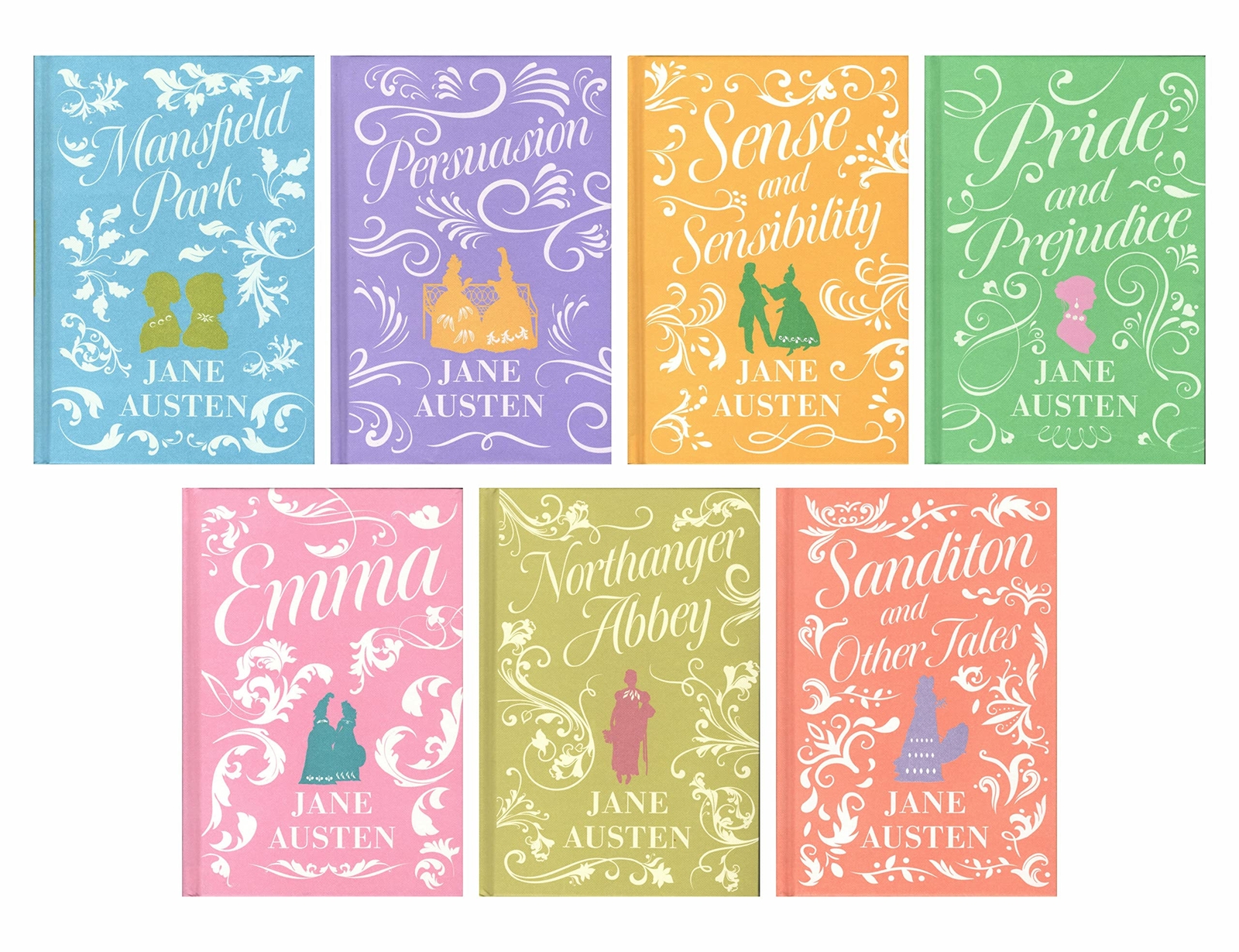 Jane Austen The Complete 7 Books Hardcover Clothbound Books Boxed Set NEW 2021